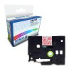 Compatible Brother TZE132 Red On Clear 12mm Tape