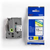 Brother OEM TZE141 Black On Clear 18mm Laminated Tape