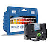 Compatible Brother TZE153 BlueOn Clear 24mm Tape