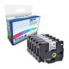 5x Brother TZe-241 Black On White 18mm Compatible Label Tapes