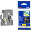 Brother TZE315 White On Black Laminated 6mm Label Tape
