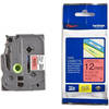 OEM Brother TZE431 Black On Red 12mm P-Touch Label Tape