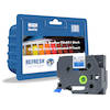 Compatible Brother TZe551 Black On Blue 24mm Tape