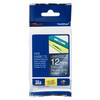 Brother White On Premium Silver Label Tape 12mm x 8m - TZEPR935