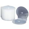C-SHELL / CLAM SHELL CD / DVD / BLU-RAY / GAME DISC CASE SHRINK PACK OF 50 CASES