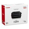 Original High Capacity Black Canon 724H Toner Cartridges