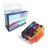 3 Compatible Canon CLI-521C/M/Y Ink Cartridges