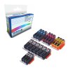 18 Compatible Canon 526BK/C/M/Y/ 525PGBK Ink Cartridges