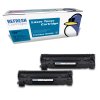 Canon 725 Black Remanufactured Toner Cartridge Twin Pack