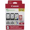 Original Canon 2X PG-545XL & 1X CL-546XL High Capacity Ink Cartridge & Paper Mul
