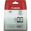 Canon Black PG-545 & Colour CL-546 Ink Cartridge Pack