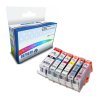 6 Compatible Canon BCI-3eBK/C/M/Y/PC/PM Ink Cartridges