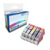 5 Compatible Canon BCI-3eC/M/Y/PC/PM Ink Cartridges