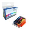 4 Compatible Canon 526C/M/Y Ink Cartridges