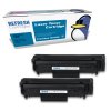 Canon CRG-703Bk Black Remanufactured Toner Cartridge Twin Pack
