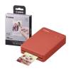 Canon Selphy QX20 Instant Photo Printer Terracotta Red and 20 Shot Pack (6754C00