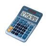 Casio Desktop Calculator 10 Digit Aluminium Front Blue (MS-100EM)
