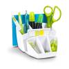 Cep Pro Gloss Pen Pot Organiser White W143 x D158 x H93mm (580GWHITE)