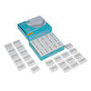 Classmaster Plastic Pencil Eraser White (Pack of 45) [PES45]