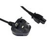 Clover Leaf C5 Power Cable 1.8Metre 3 Pin Plug Black Laptop Adaptor
