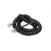 Coiled Telephone Handset Cord / RJ10 4P4C connectors / 2m UNCOILED legnth
