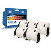 5x Brother DK-11202 White Compatible Label Rolls