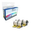 5x Brother DK44605 Black on Yellow Compatible Paper Tapes