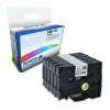 5x Brother TZE111 Black on Clear 6mm Compatible Label Tapes