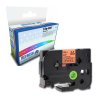 Brother TZEB41 Black on Orange Compatible 18mm P-Touch Labelling Tape