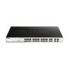 D-Link 28 Port Network Switch Managed L2 Gigabit Ethernet PoE 1U Black Grey