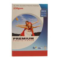 Premium Ultra Gloss 10cm x 15cm (6x4") Inkjet Photo Paper 230gsm - 20 Sheets