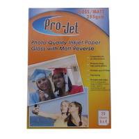 Pro-Jet Gloss Matte Double Sided 6x4" Inkjet Photo Paper 255gsm - 20 Sheets
