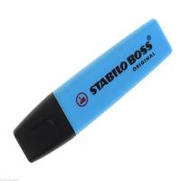 STABILO BOSS ORIGINAL HIGHLIGHTER PEN - BLUE - 1 SINGLE PEN