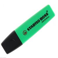 STABILO BOSS ORIGINAL HIGHLIGHTER PEN - GREEN - 1 SINGLE PEN