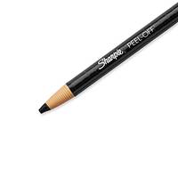 Sharpie China Wax Marker Pencil Peel-off Unwraps to Sharpen Black - 1 Single Pencil
