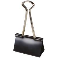 Viking Foldback Clips / Bulldog Clips - Black 25mm - Box of 12 [4782996]