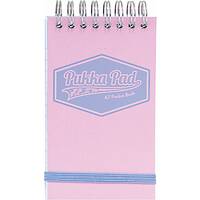 Pukka Pad A7 Pastel Pink Pocket Notebook / Spiral Bound / 50 sheets / One Supplied
