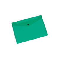 Q-Connect Polypropylene Document Folder A5 - Green - Pack of 1 (KF03607)