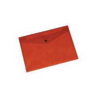 Q-Connect Polypropylene Document Folder A5 - Red - Pack of 1 (KF03605)