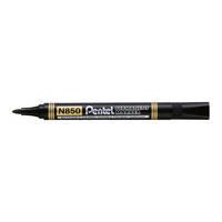Pentel N850 Permanent Black Bullet Tip Markers - Single Pen (N850-AE)