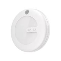 Mili MiTag Keyring Item Locator Apple "Find My" Compatible White