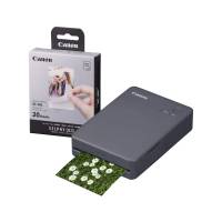 Canon Selphy QX20 Instant Photo Printer Dark Grey with 20 Shot Pack (6752C001+6755C002)