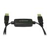 USB 2.0 Data Link Cable Am-Am Data Easy Transfer Cable Black