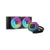 DeepCool V2 Processor All-in-one Liquid CPU Cooler 12 cm Black (R-LE240-BKAMMC-G