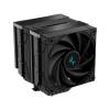 DeepCool Zero Dark Dual-tower CPU Cooler 12 cm Black (R-AK620-BKNNMT-G-1)