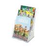 Deflecto Literature Holder 3 Tier A4 Portrait Transparent (77301)