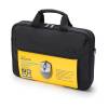 Dicota 14-15.6 Inch Laptop Briefcase Bag Black and Mouse Bundle (D30805-V1)