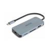 Dicota USB-C 8-in-1 Multi Hub 4K PD 100W Silver (D32062)