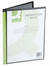 Q-Connect Presentation Display Book // 10 Pocket // A4 Black (KF01263)