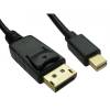 Display Port (Male) to Mini Display Port (Male) Cable Black - 1 Metre